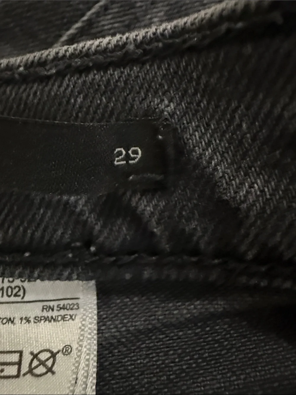 Banana Republic Men's Black High Rise  Straight Jeans Size 29